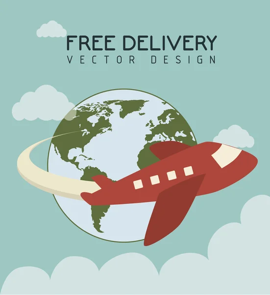 Diseño de entrega — Vector de stock