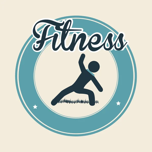 Fitness design — Stock vektor