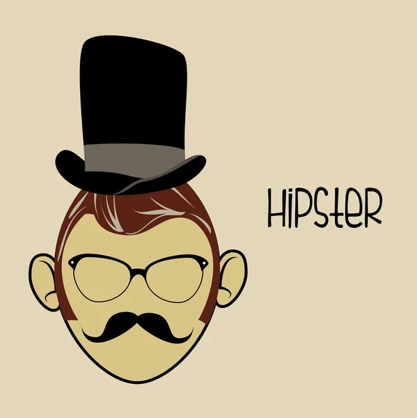 Hipster. — Wektor stockowy