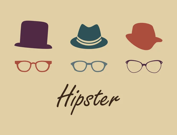 Hipszter — Stock Vector