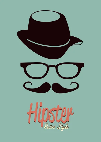 Hipster. — Wektor stockowy