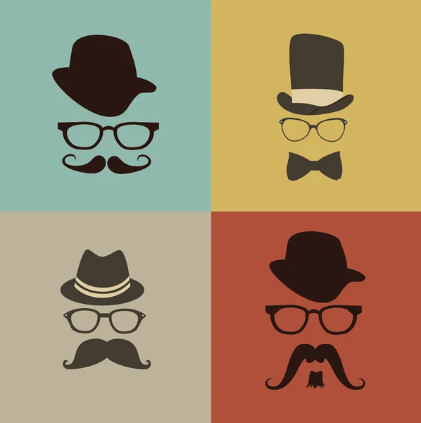 Hipster — Stockvector