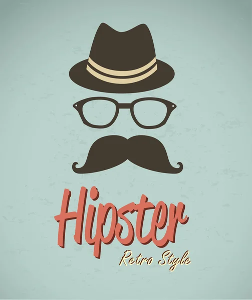 Hipster. — Wektor stockowy