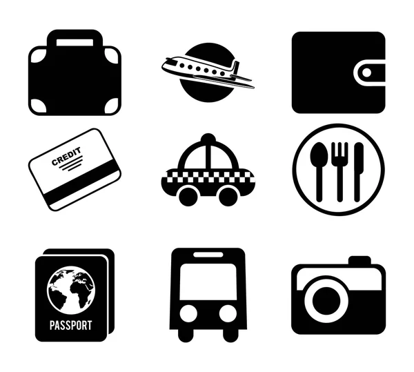 Diseño de viajes — Vector de stock