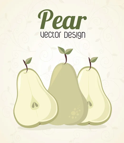 Design de frutas — Vetor de Stock