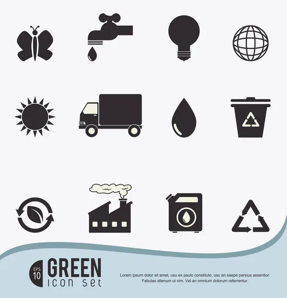 Diseño ecológico — Vector de stock