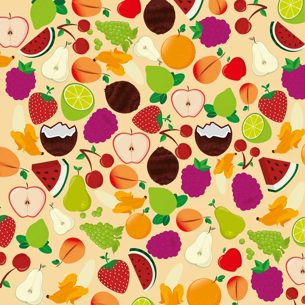 Diseño de frutas — Vector de stock