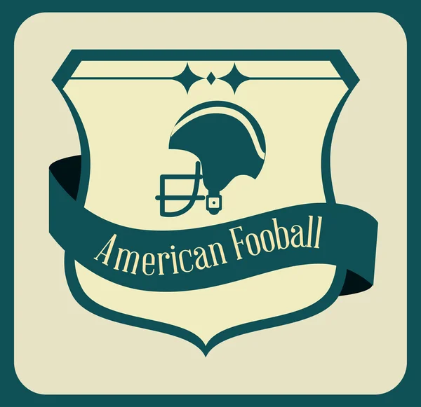 Amerikansk fotboll — Stock vektor