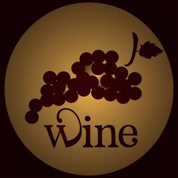 Diseño del vino — Vector de stock