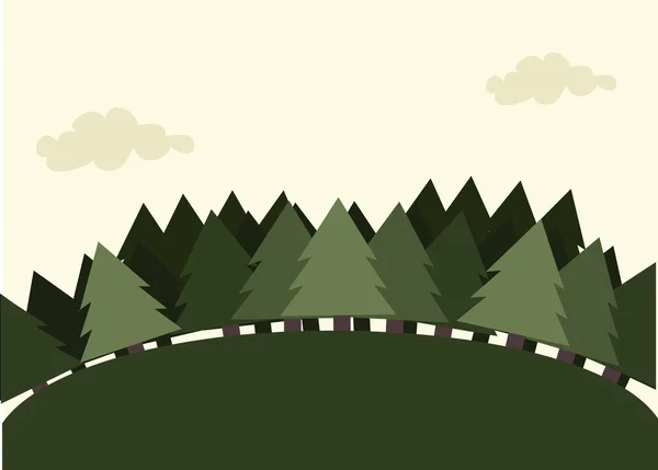 Diseño de camping — Vector de stock