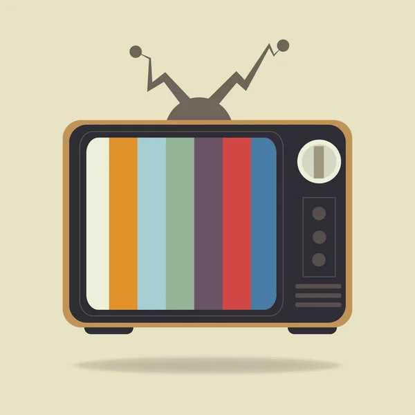 TV retro — Wektor stockowy