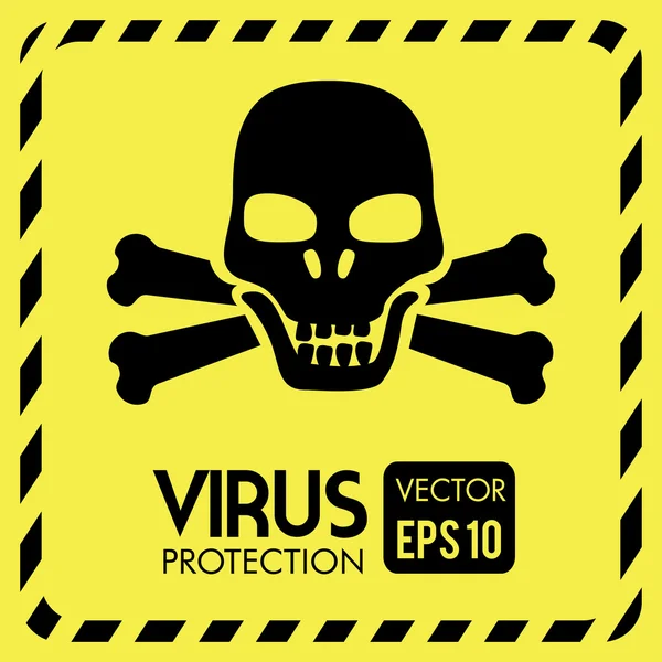 Virus ontwerp — Stockvector