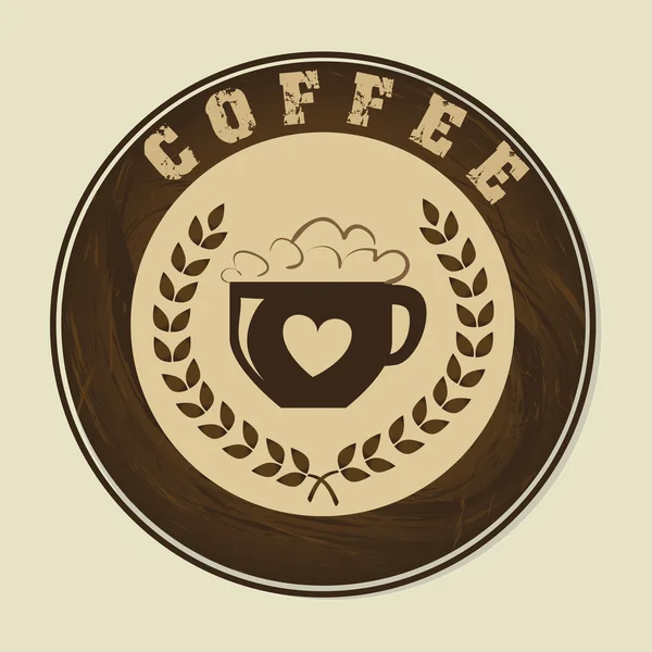 Koffie ontwerp — Stockvector