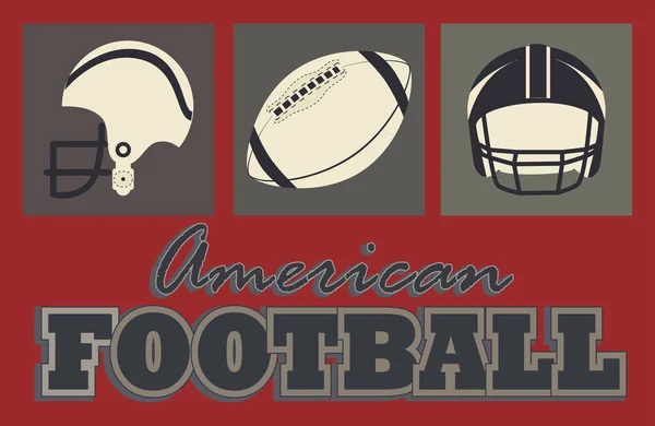 American football — Stock Vector