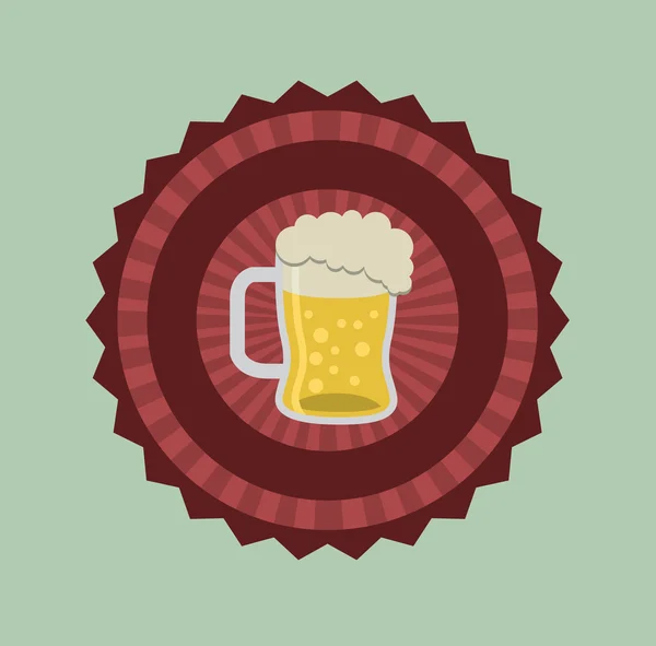 Bier ontwerp — Stockvector