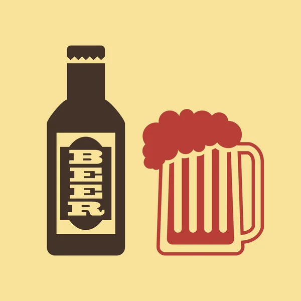 Design de cerveja — Vetor de Stock