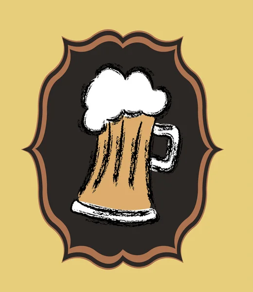 Conception de bière — Image vectorielle