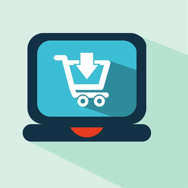 E-commerce design —  Vetores de Stock