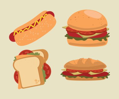 fast food clipart