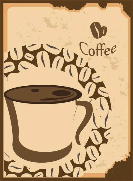 Diseño de café — Vector de stock