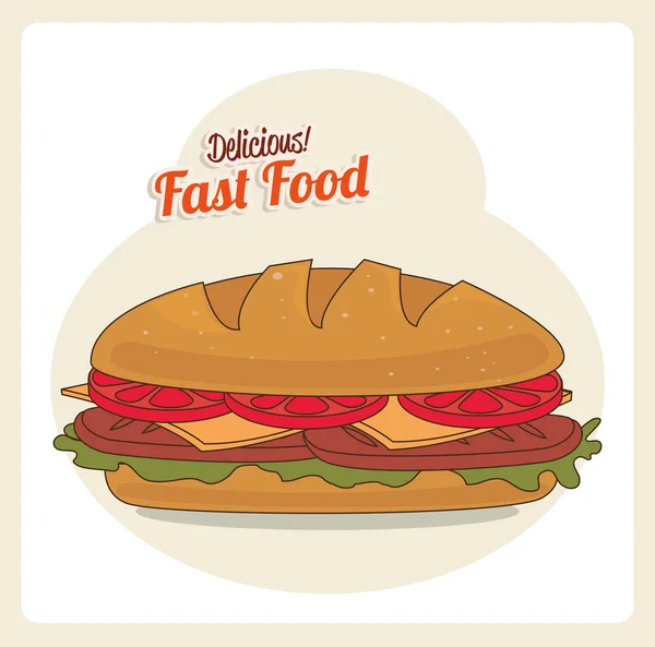 Fast-Food —  Vetores de Stock