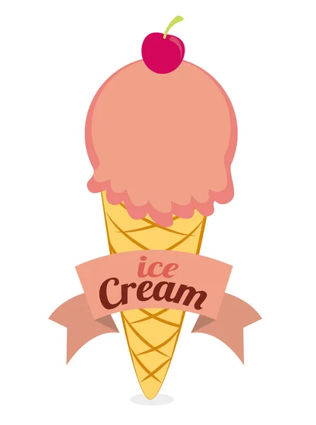 Diseño de helado — Archivo Imágenes Vectoriales