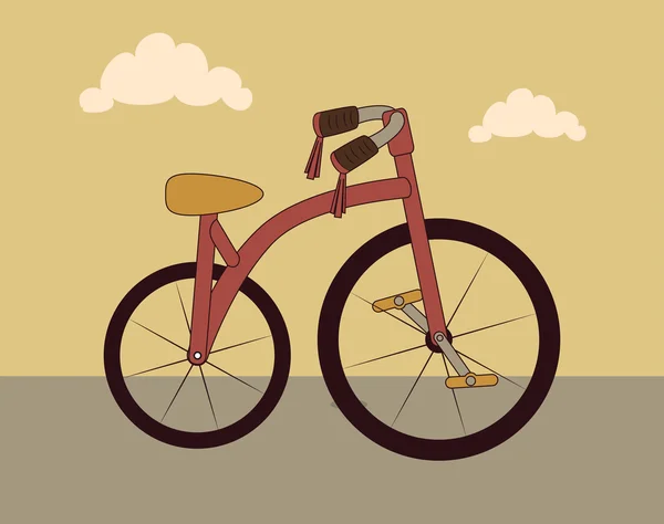 Design della bicicletta — Vettoriale Stock