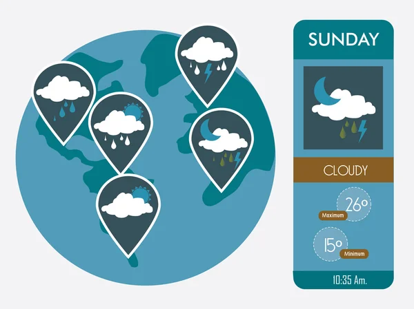 Weather design — Stock Vector