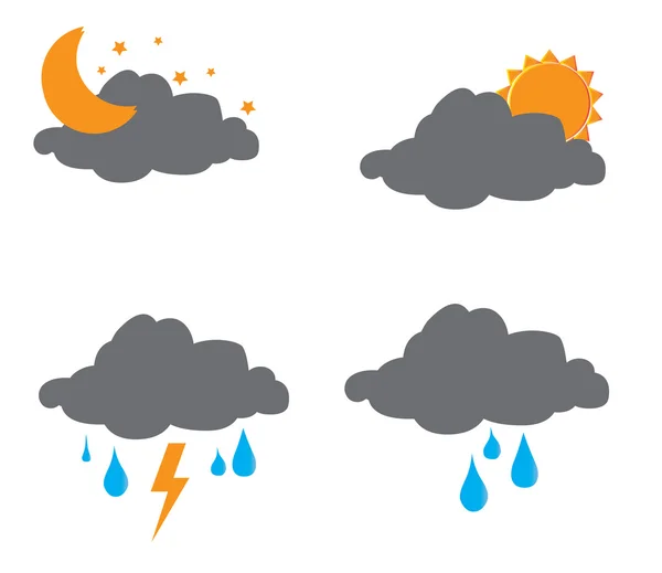 Conception météorologique — Image vectorielle