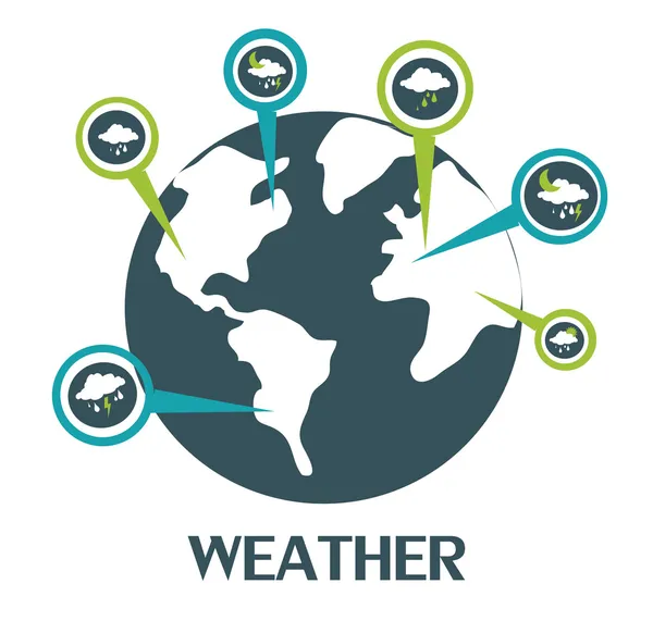 Design meteorológico —  Vetores de Stock