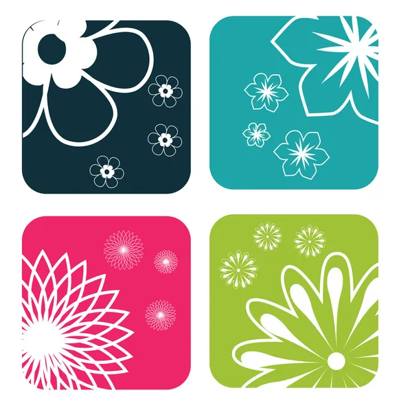 Diseño de flores — Vector de stock