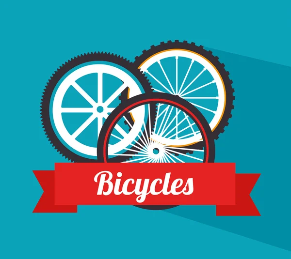 Diseño de ciclismo — Vector de stock