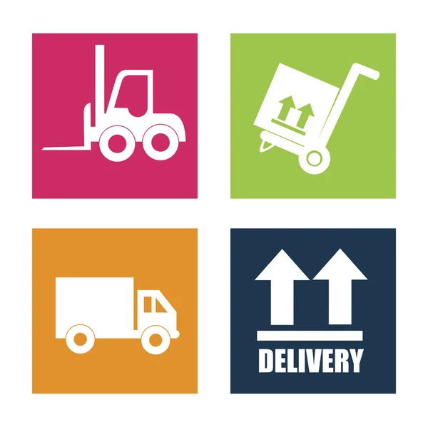 Delivery design — Stock Vector