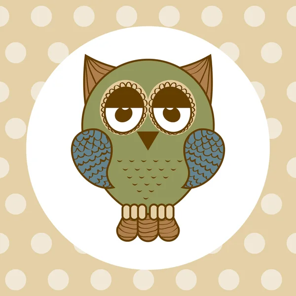 Owl design — Stock Vector