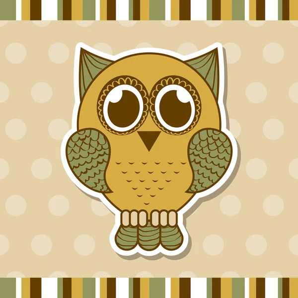 Owl design — Stock Vector