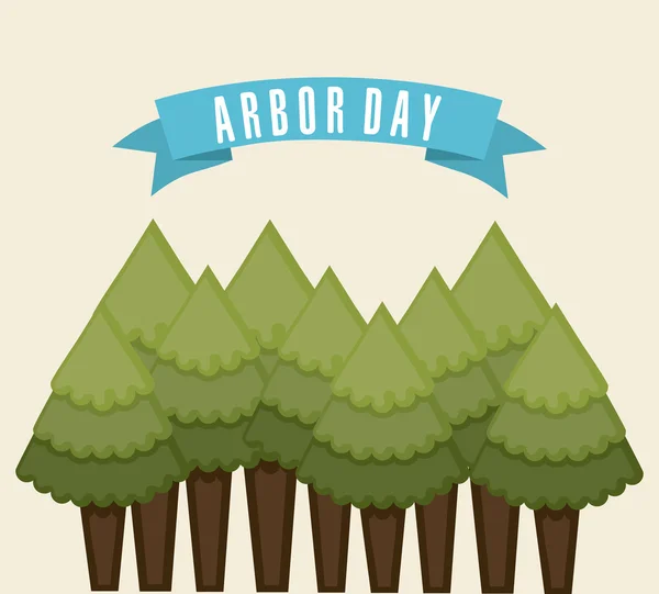 Arbor day — Stock Vector