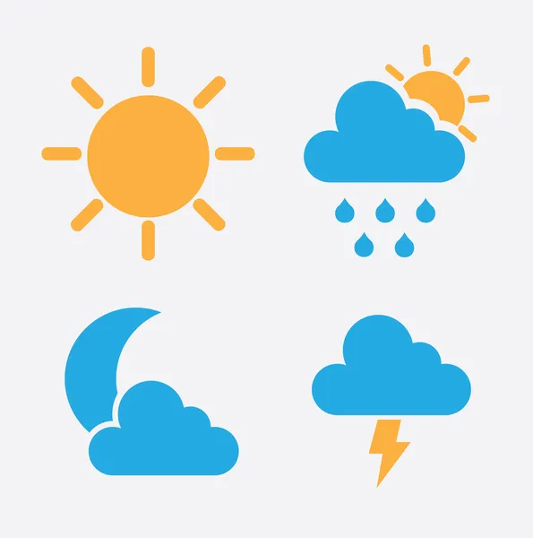 Progettazione meteo — Vettoriale Stock