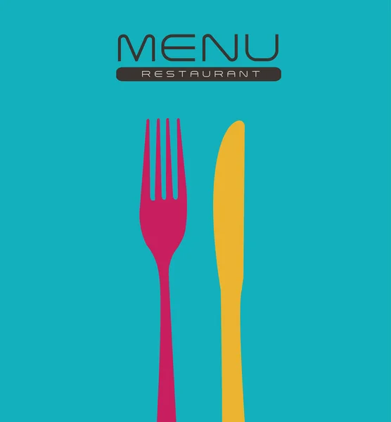 Conception de menu — Image vectorielle