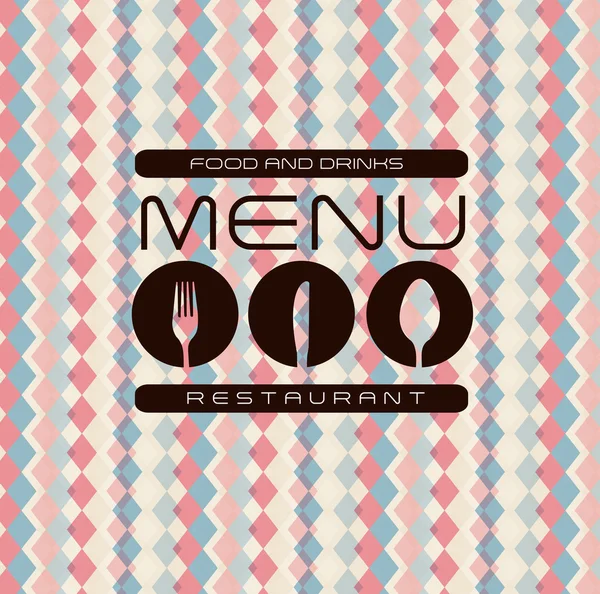 Conception de menu — Image vectorielle