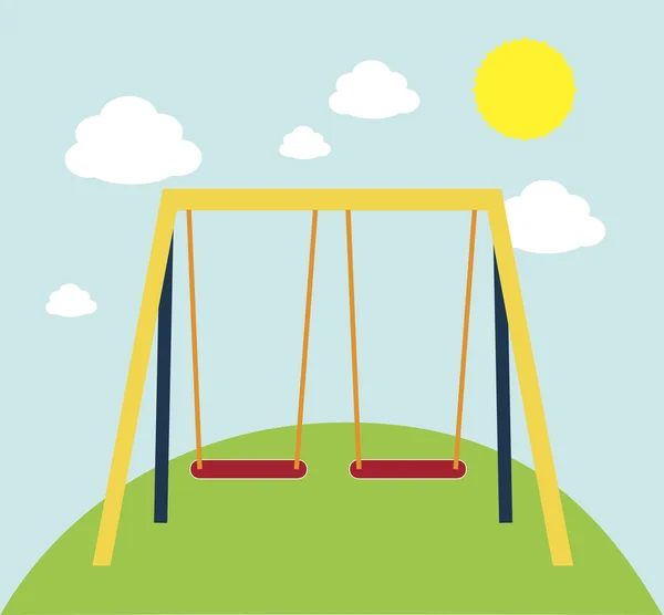 Swing Park — Stok Vektör