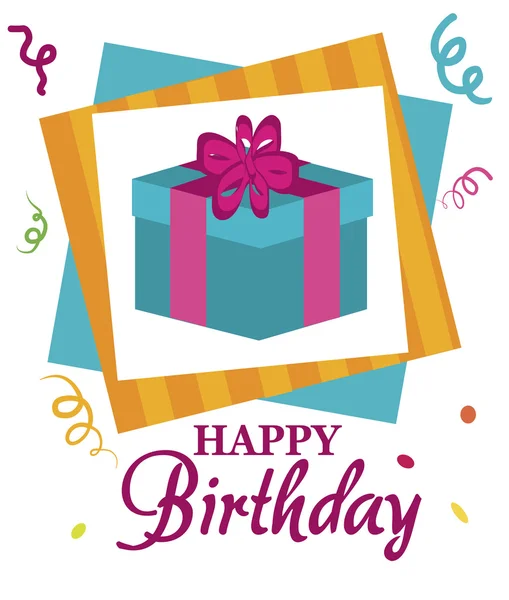 Happy birthday — Stock Vector