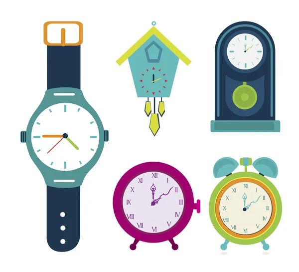 Relojes — Vector de stock