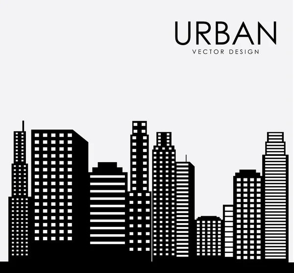 Design urbain — Image vectorielle