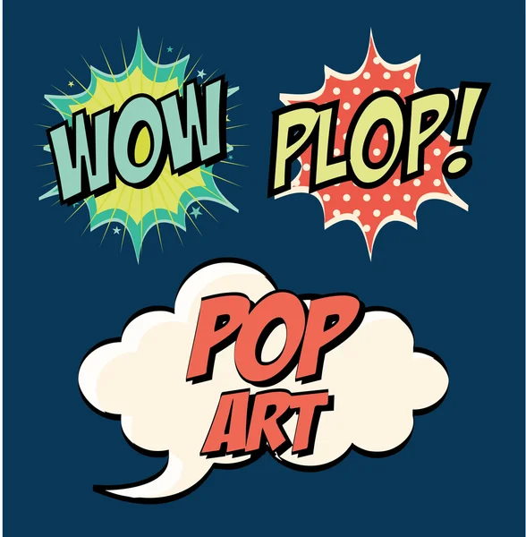 Diseño de arte pop — Vector de stock