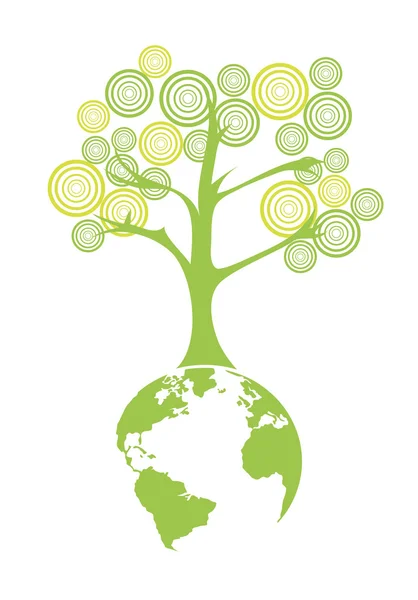 Eco earth design — Stock Vector