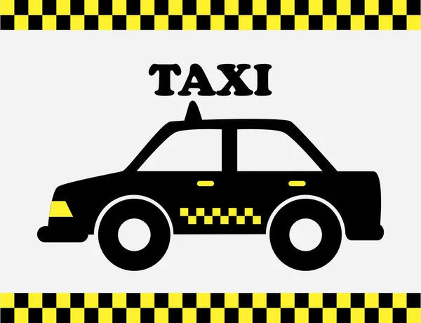 タクシー タクシー — ストックベクタ