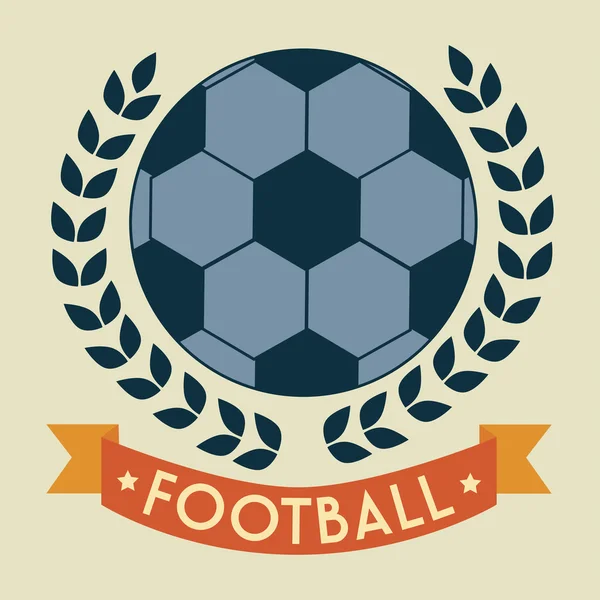 Diseño del fútbol — Vector de stock
