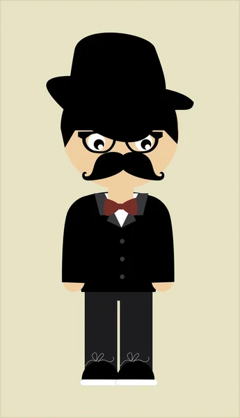 Retro gentleman — Stock Vector