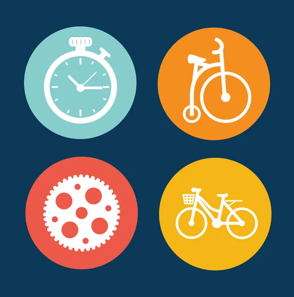 Design cerchio ciclistico — Vettoriale Stock