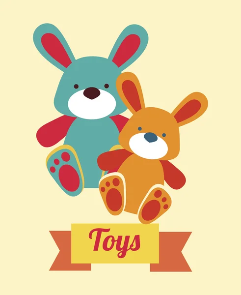 Baby toys — Stock Vector